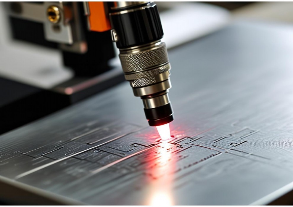 同軸ccd視覺定位激光打標(biāo)機(jī)